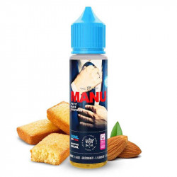 MANU V2 50 ML - E-liquide Saveur Financier aux Amandes et Sucre Glace