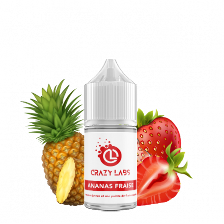 ANANAS FRAISE CONCENTRE 30 ML - E-liquide DIY Saveur Ananas et Fraise Sucrée