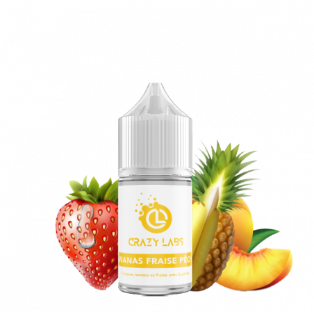 ANANAS FRAISE PÊCHE CONCENTRE 30 ML - E-liquide DIY Saveur Ananas, Fraise et Pêche