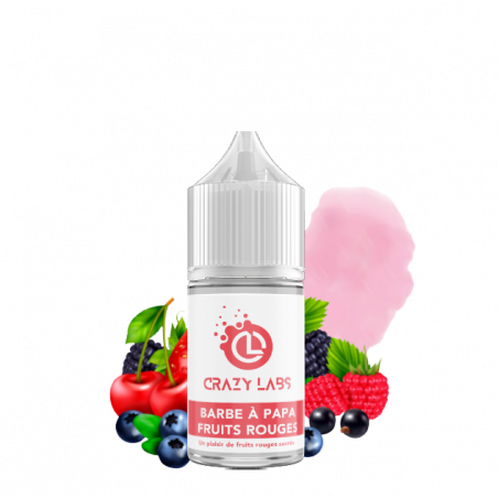 BARBE A PAPA FRUITS ROUGES CONCENTRE 30 ML - E-liquide DIY Saveur Gourmand et Fruité
