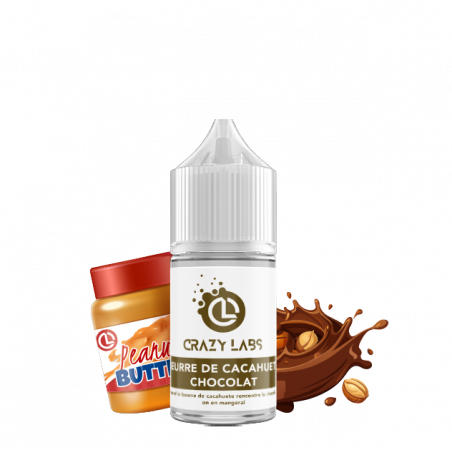 BEURRE DE CACAHUETE CHOCOLAT 30 ML - E-liquide DIY Saveur Gourmand et Intense