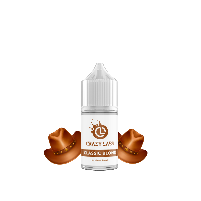 CLASSIC BLOND CONCENTRE 30 ML - E-liquide DIY Saveur Tabac Blond Doux et Authentique