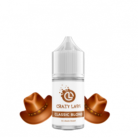 CLASSIC BLOND CONCENTRE 30 ML - E-liquide DIY Saveur Tabac Blond Doux et Authentique