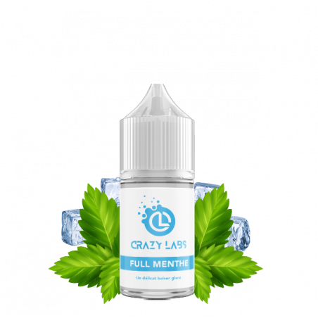 FULL MENTHE CONCENTRE 30 ML - E-liquide DIY Saveur Menthe Intensément Givrée
