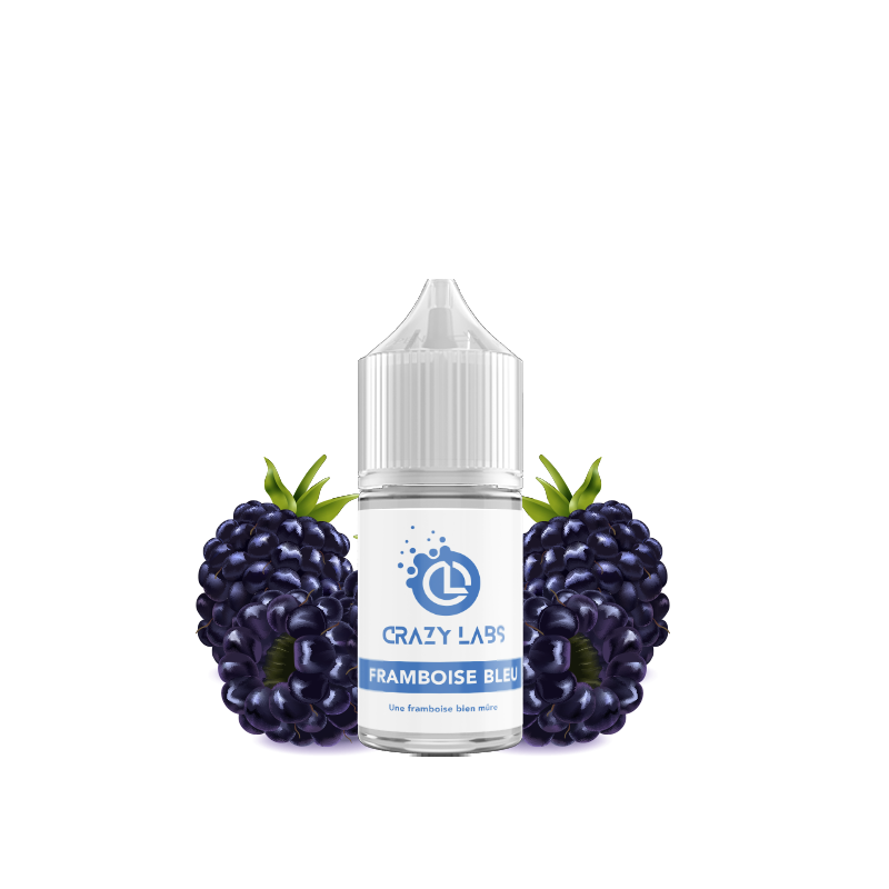 FRAMBOISE BLEUE CONCENTRE 30 ML - E-liquide DIY Saveur Framboise et Myrtille Fraîche