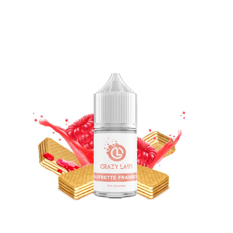 GAUFRETTE FRAMBOISE CONCENTRE 30 ML - E-liquide DIY Saveur Framboise