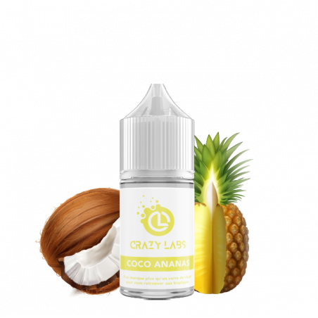 COCO ANANAS CONCENTRE 30 ML - E-liquide DIY Saveur Noix de Coco et Ananas Tropical