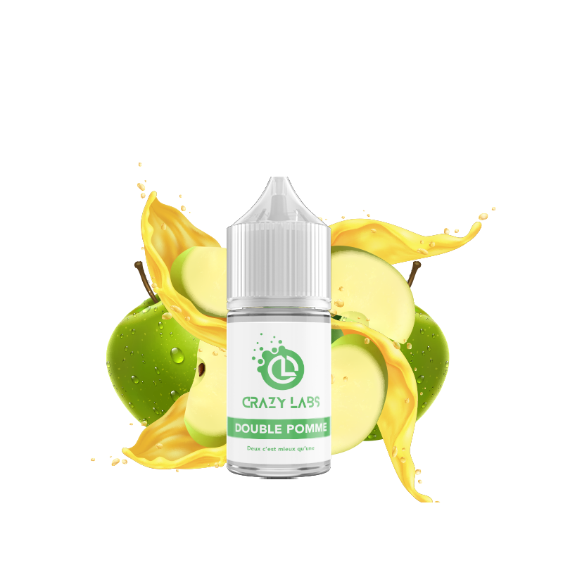 DOUBLE POMME CONCENTRE 30 ML - E-liquide DIY Saveur Pommes Rouge, Pomme Verte