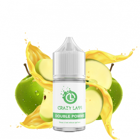 DOUBLE POMME CONCENTRE 30 ML - E-liquide DIY Saveur Pommes Rouge, Pomme Verte