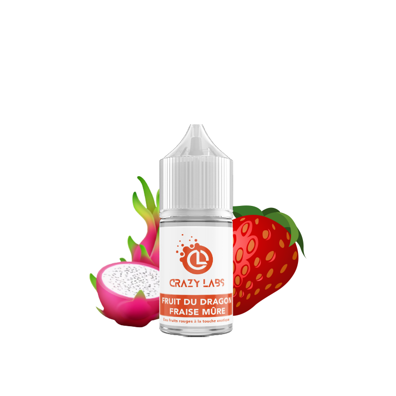 FRUIT DU DRAGON FRAISE MÛRE CONCENTRE 30 ML - E-liquide DIY Saveur Exotique et Sucrée