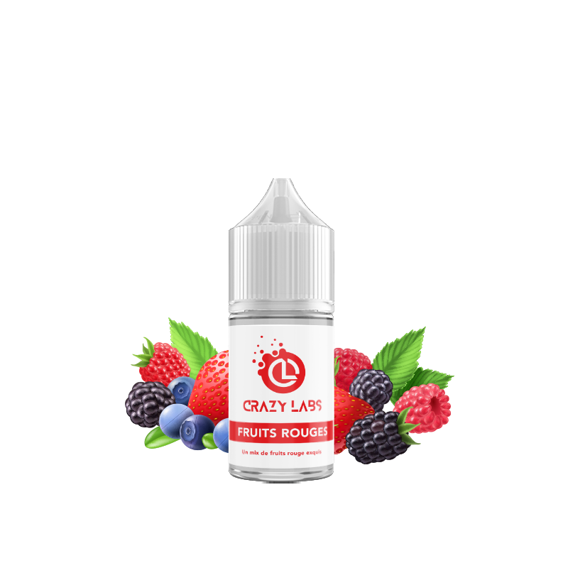 FRUITS ROUGES CONCENTRE 30 ML - E-liquide DIY Saveur Baies Juteuses et Fraîches