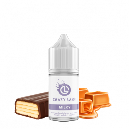 MILKY CONCENTRE 30 ML - E-liquide DIY Saveur Lait Frais, Caramel et Chocolat