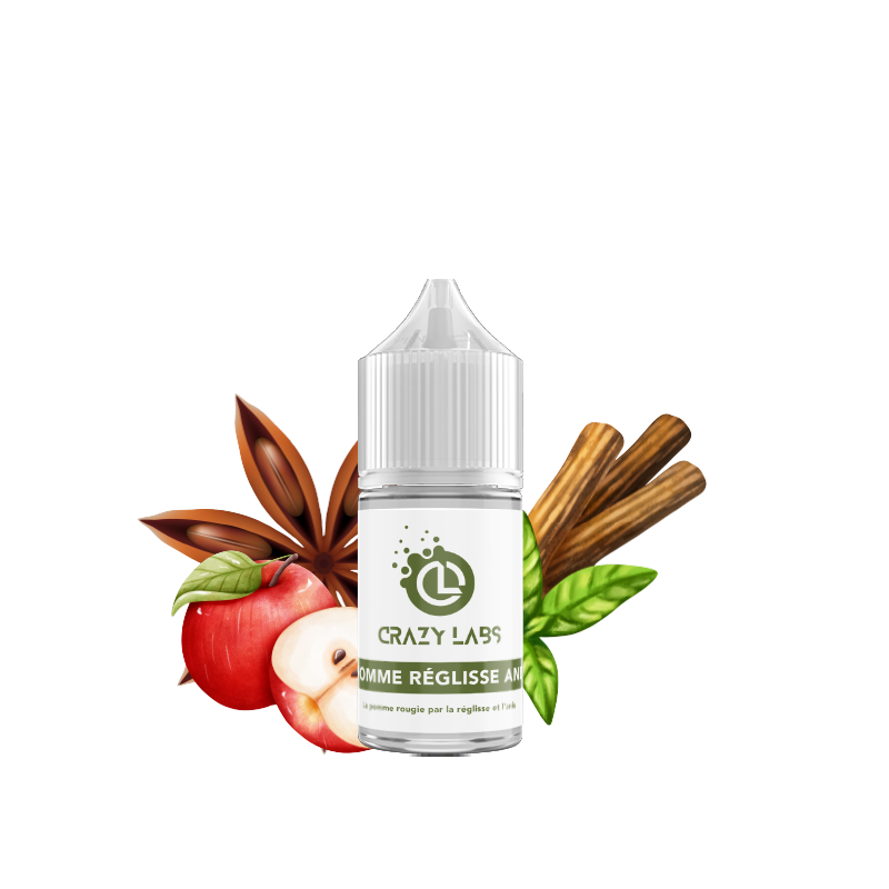 POMME RÉGLISSE ANIS CONCENTRE 30 ML - E-liquide DIY Saveur Originale et Audacieuse