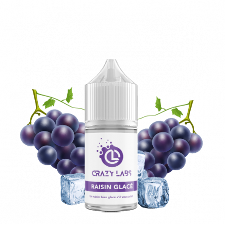 RAISIN GLACÉ CONCENTRE 30 ML - E-liquide DIY Saveur Raisin Mûr et Fraîcheur