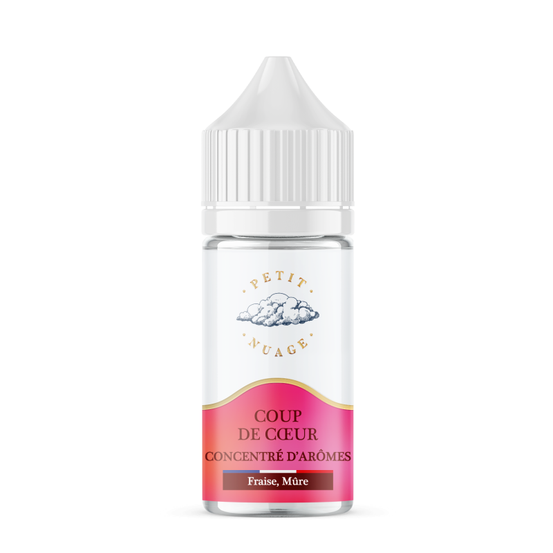 COUP DE CŒUR CONCENTRE 30 ML - E-liquide DIY Saveur Fruits Rouges Frais et Sucrés