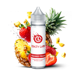 ANANAS FRAISE 50 ML - E-liquide Saveur Ananas et Fraise Sucrée