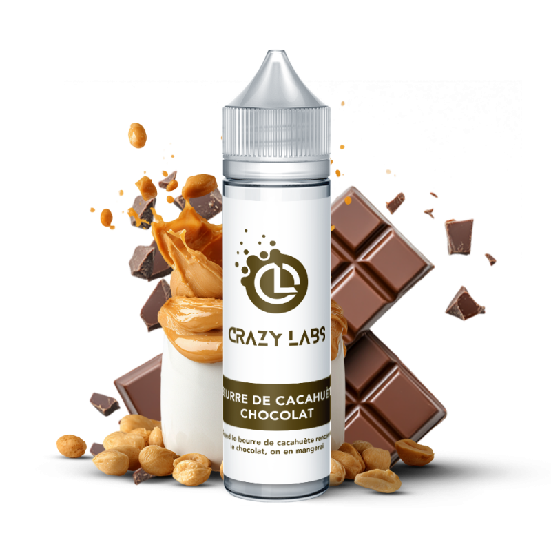 BEURRE DE CACAHUÈTE CHOCOLAT 50 ML - E-liquide Gourmand et Intense