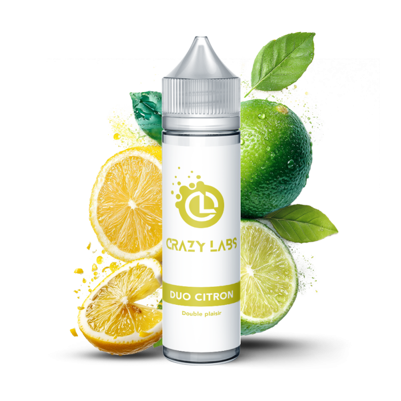 DUO CITRON 50 ML - E-liquide Saveur Citron