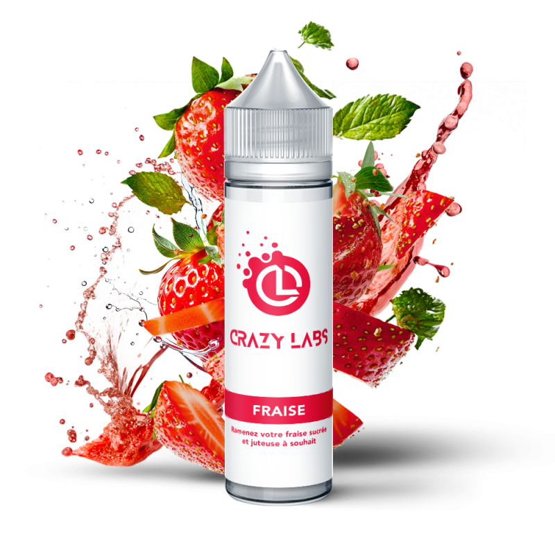 FRAISE 50 ML - E-liquide Saveur Fraise Sucrée et Acidulée