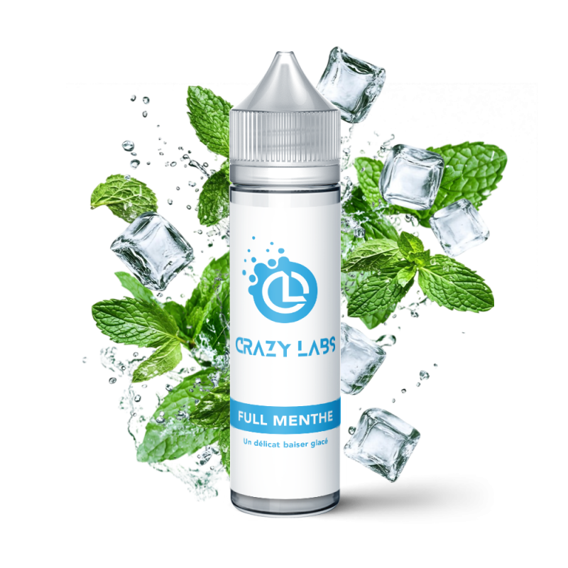 FULL MENTHE 50 ML - E-liquide Saveur Menthe Intensément Givrée