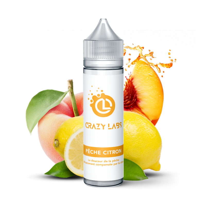 PÊCHE CITRON 50 ML - E-liquide Saveur Fruitée et Vivifiante