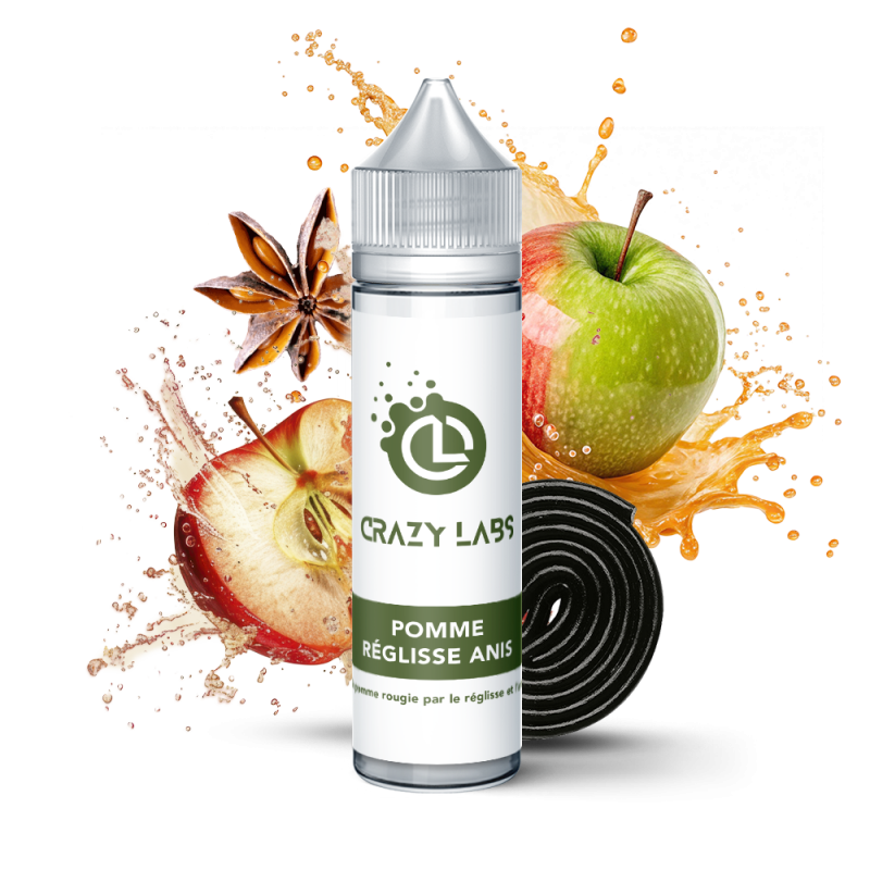 POMME RÉGLISSE ANIS 50 ML - E-liquide Saveur Originale et Audacieuse