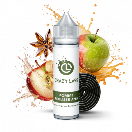 POMME RÉGLISSE ANIS 50 ML - E-liquide Saveur Originale et Audacieuse