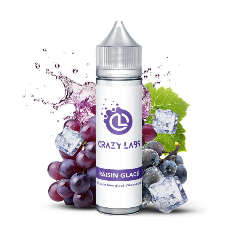 RAISIN GLACÉ 50 ML - E-liquide Saveur Raisin Mûr et Fraîcheur