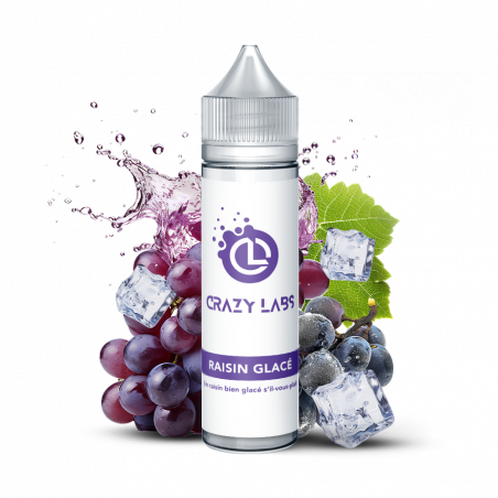 RAISIN GLACÉ 50 ML - E-liquide Saveur Raisin Mûr et Fraîcheur