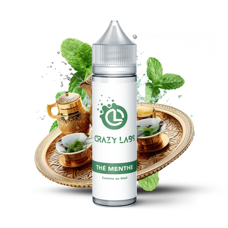 THE MENTHE 50 ML - E-liquide Saveur Thé menthe