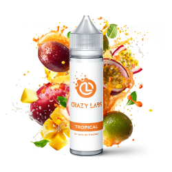 TROPICAL 50 ML - E-liquide Saveur Ananas, Mangue, Passion, Banane