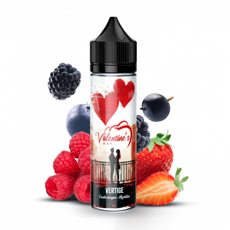 VERTIGE 50 ML - E-liquide Saveur Mûre, Framboise et Myrtille